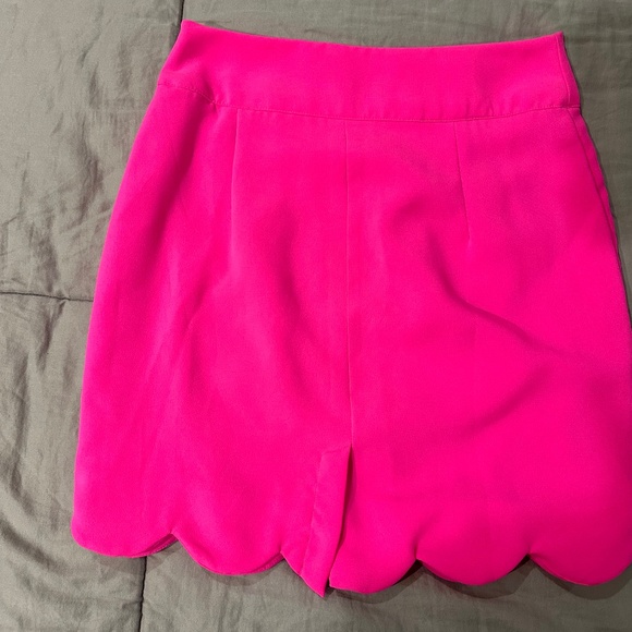 Pink Scalloped Skirt - Picture 2 of 2
